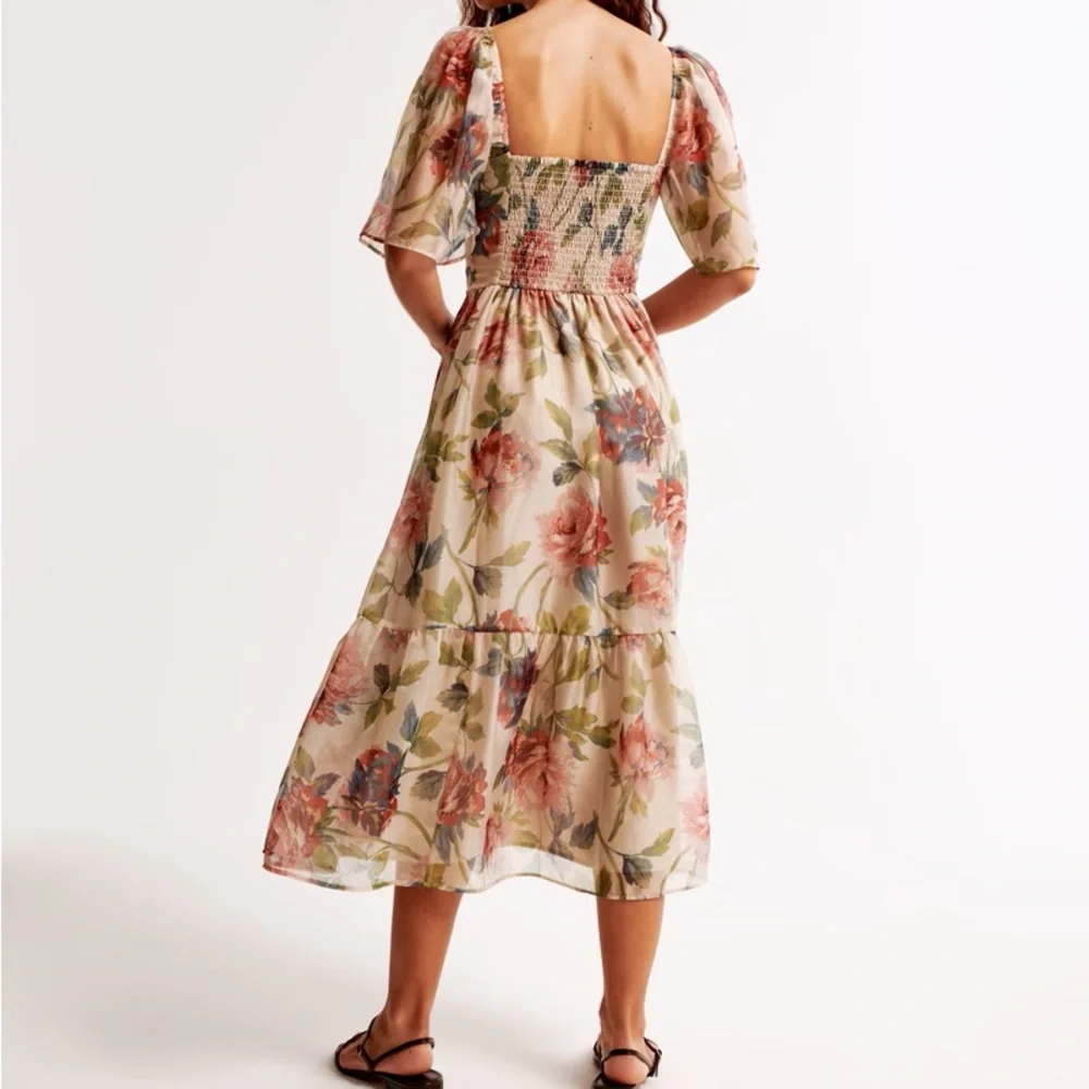 The A&F Emerson Angel Sleeve Midi Dress Large Tall - Picture 7 of 8